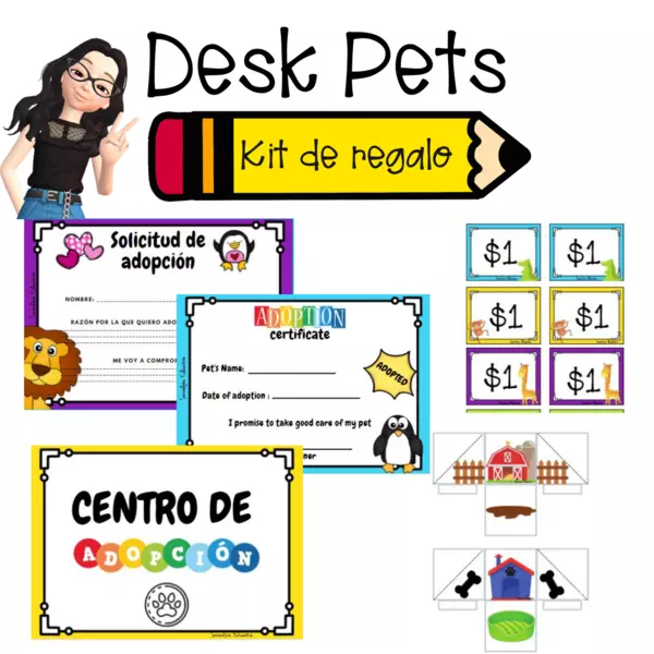 Kit de regalo Desk Pets profe.social